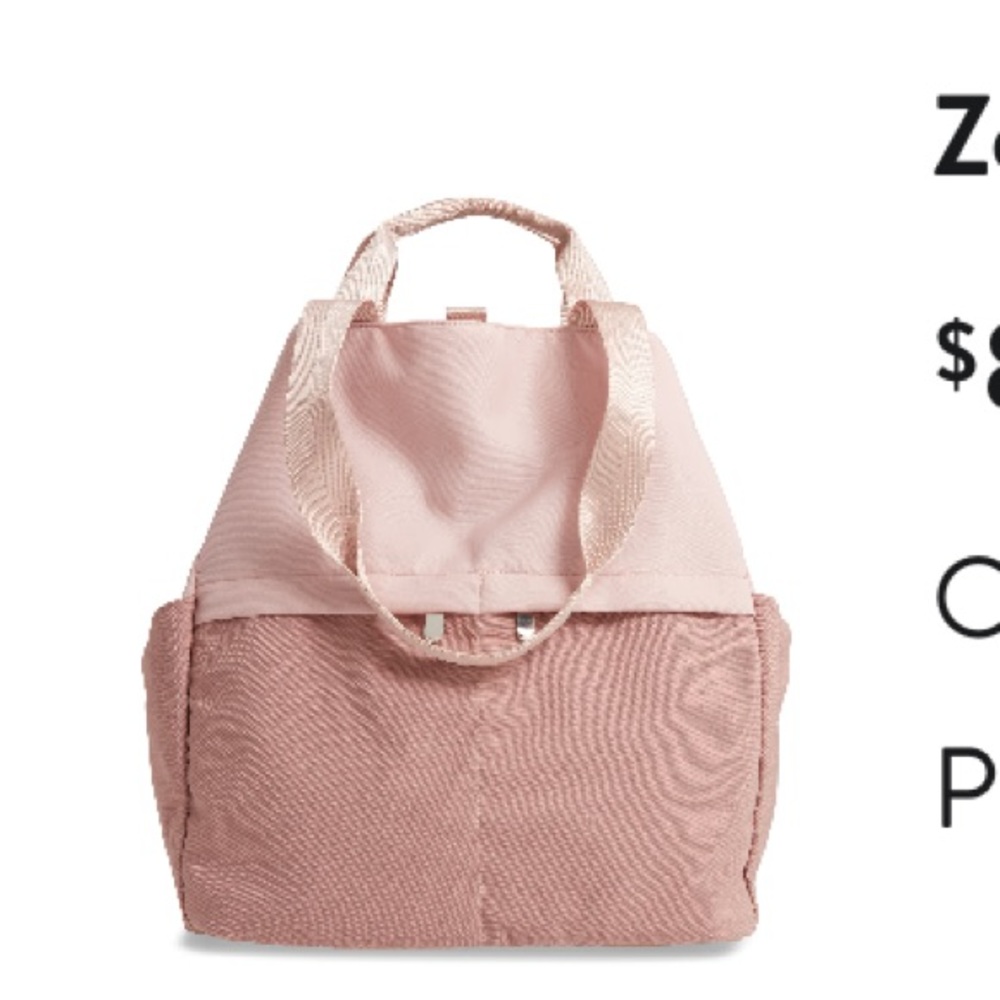 Zella pink gym bag